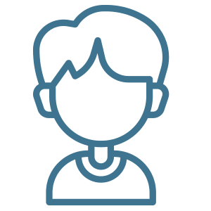 Icon of a man’s head.