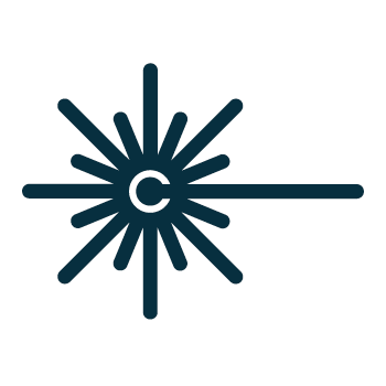 Icon of laser.