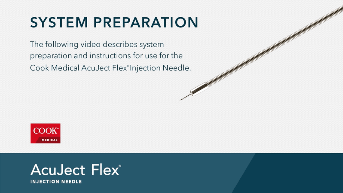 Thumbnail image for AcuJect Flex® Injection Needle System prep video displaying AcuJect Flex.